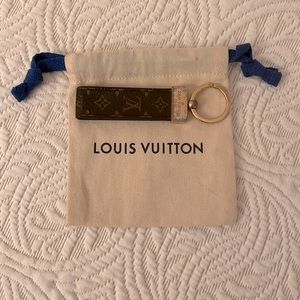 Louis Vuitton Leather hologram keychain